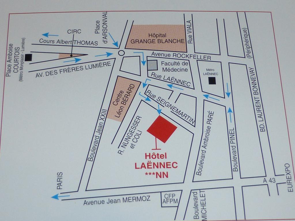 Laennec Ξενοδοχείο Λυών Εξωτερικό φωτογραφία